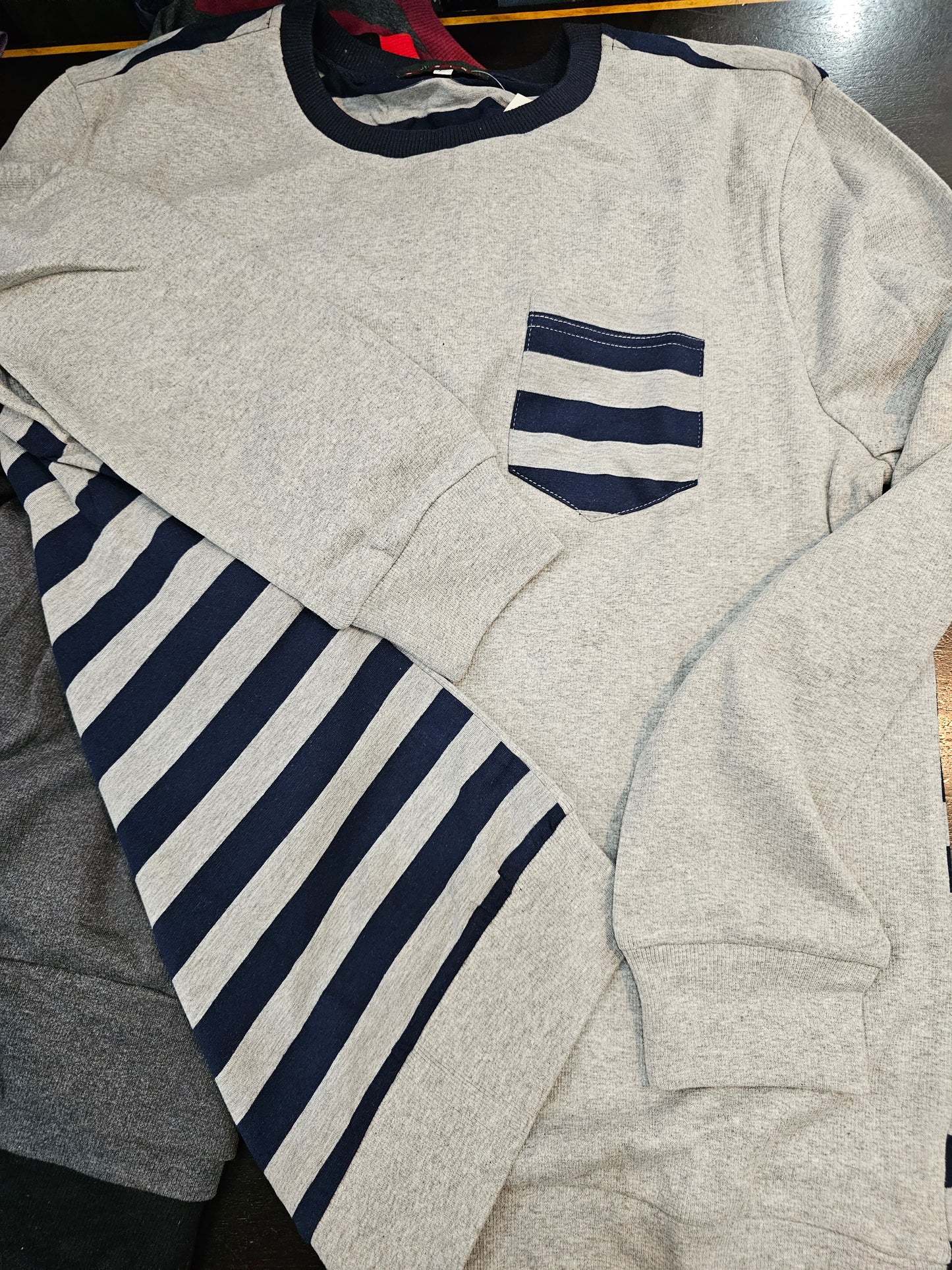 Striped Back Long Sleeve T-shirt