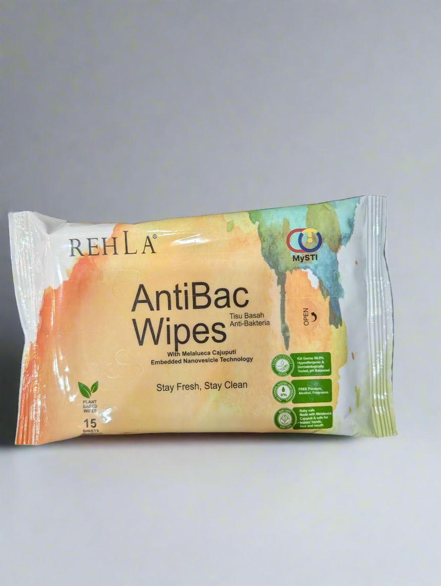 Rehla AntiBac Wipes (Tisu Basah)