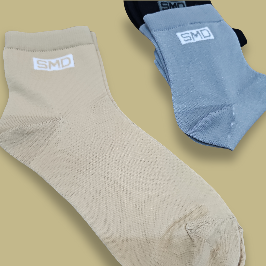 Short Nylon Socks - set of 3