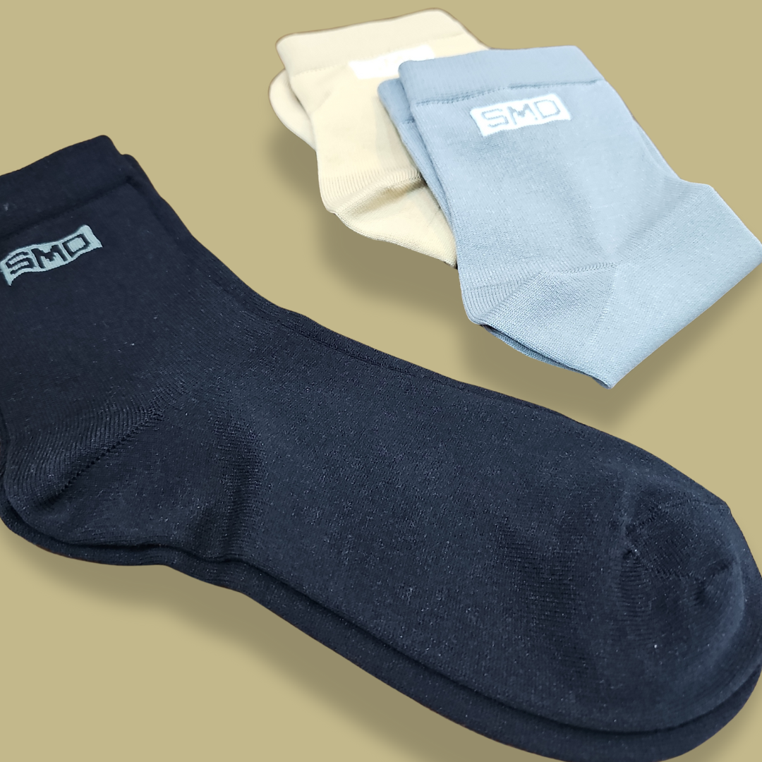 Short Nylon Socks - set of 3