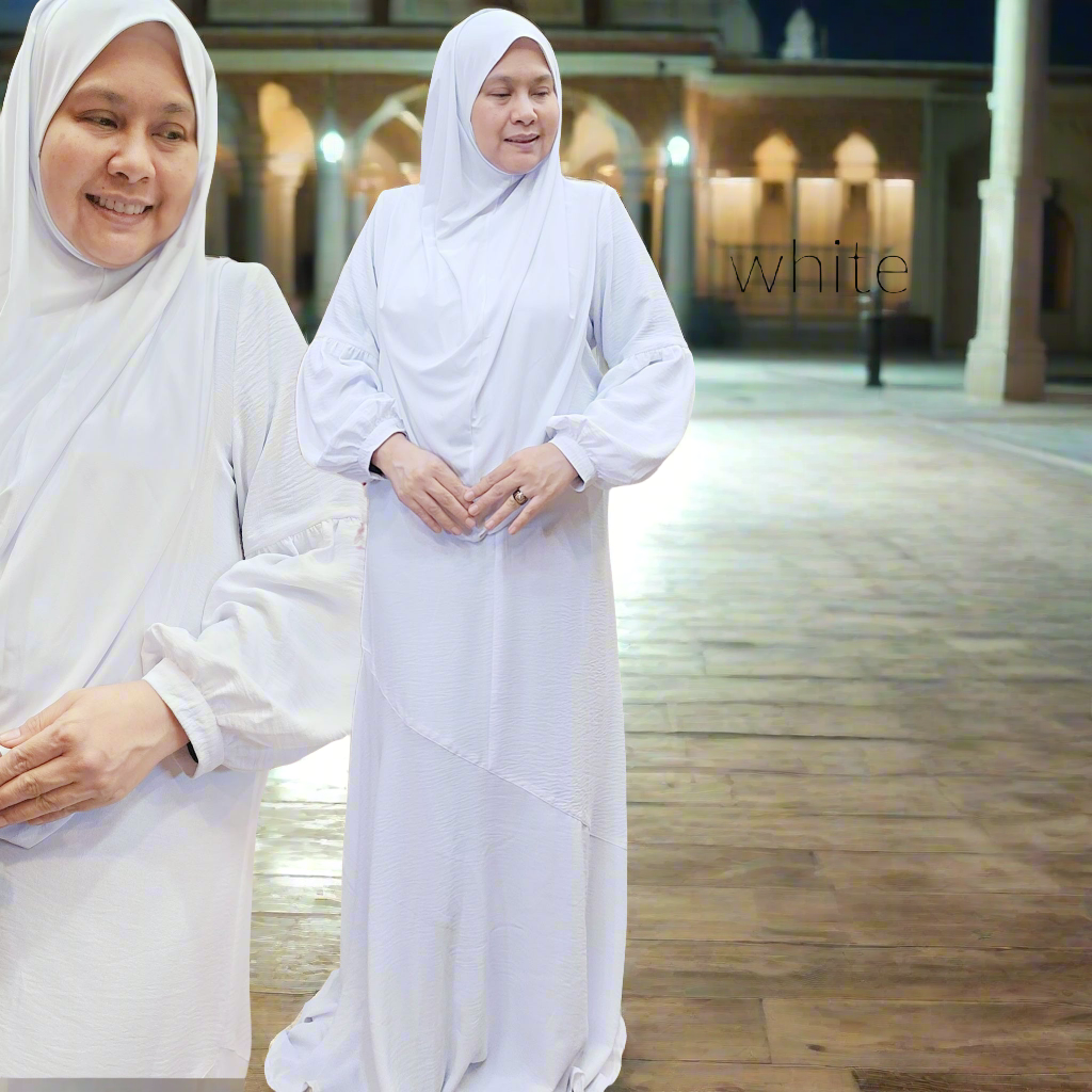 Jubah Puff Sleeves
