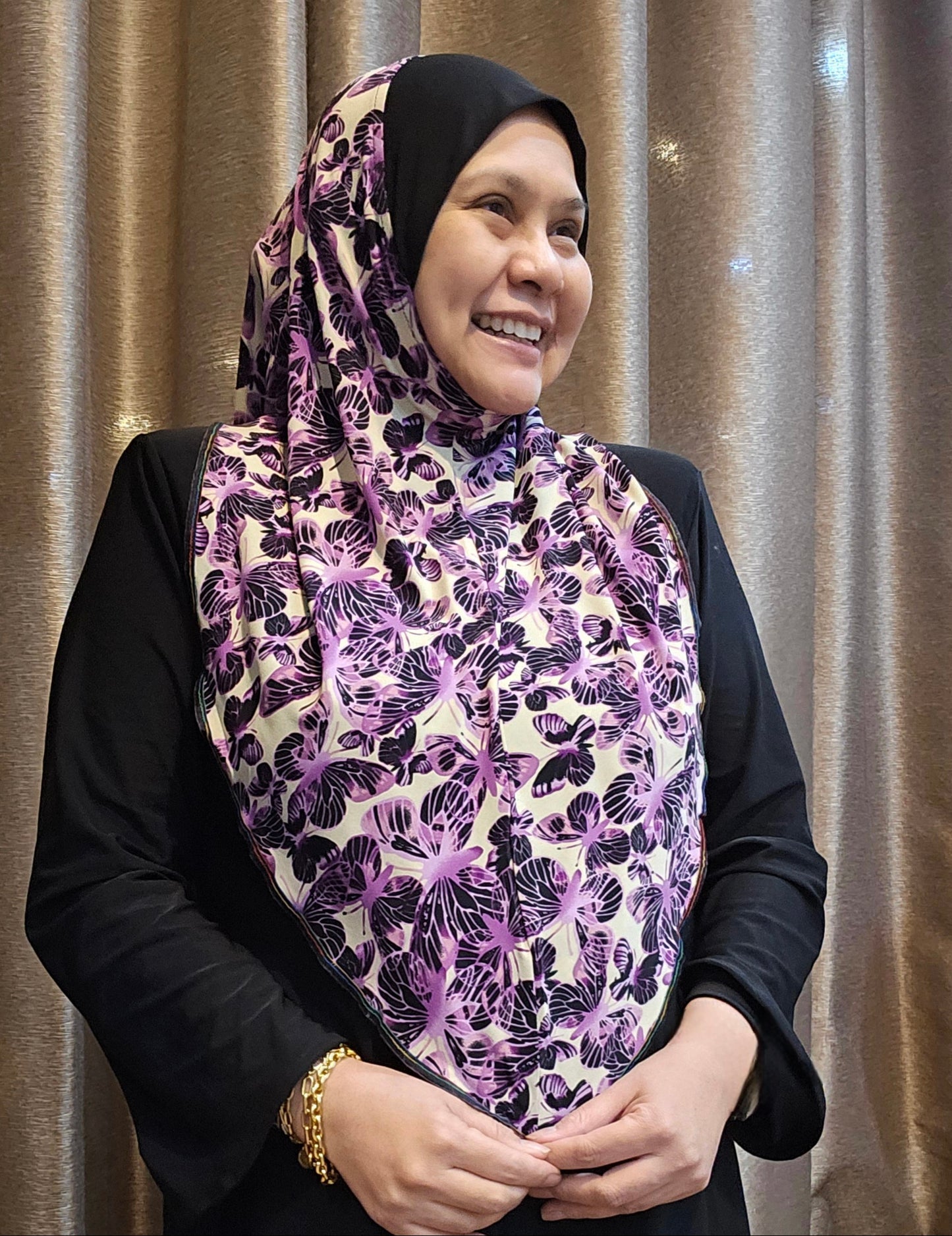 Tudung Innara Munawwarah Wings(Lycra)