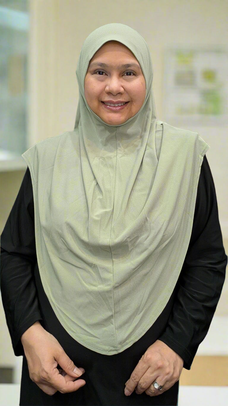 Tudung Tulip 3.0 Moss Crepe