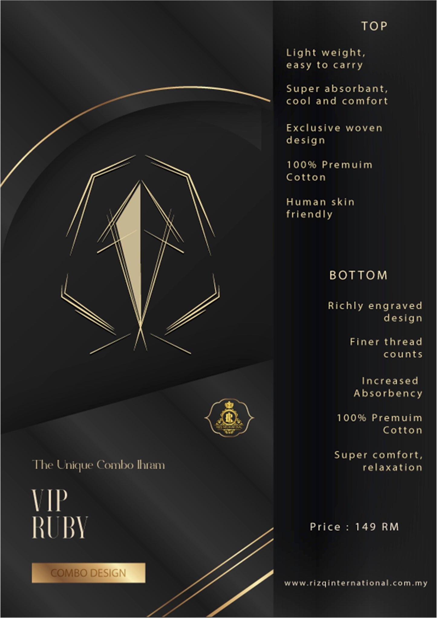 Premium Ihram - Ruby by Rizq International