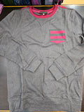 Striped Back Long Sleeve T-shirt