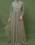 Flair Dress Munawwarah Pocket ~ tone