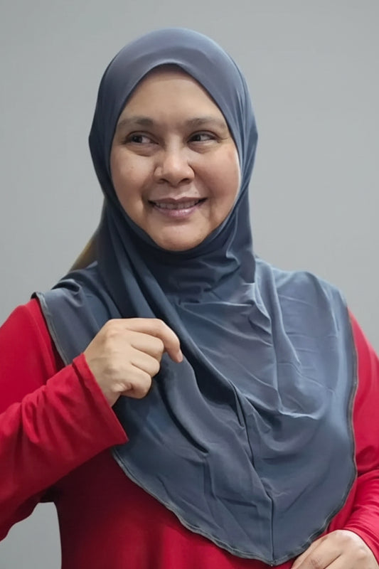 Tudung Mimosa (crepe)