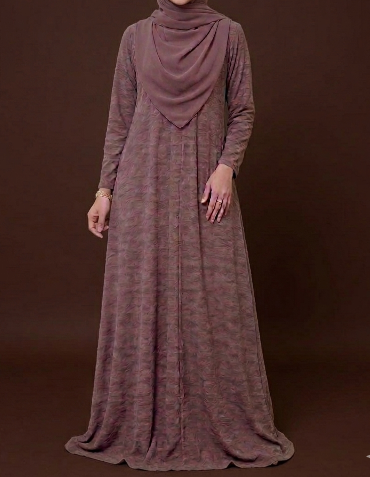 Flair Dress Munawwarah Pocket ~ tone