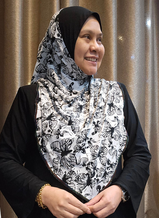 Tudung Innara Munawwarah Wings(Lycra)