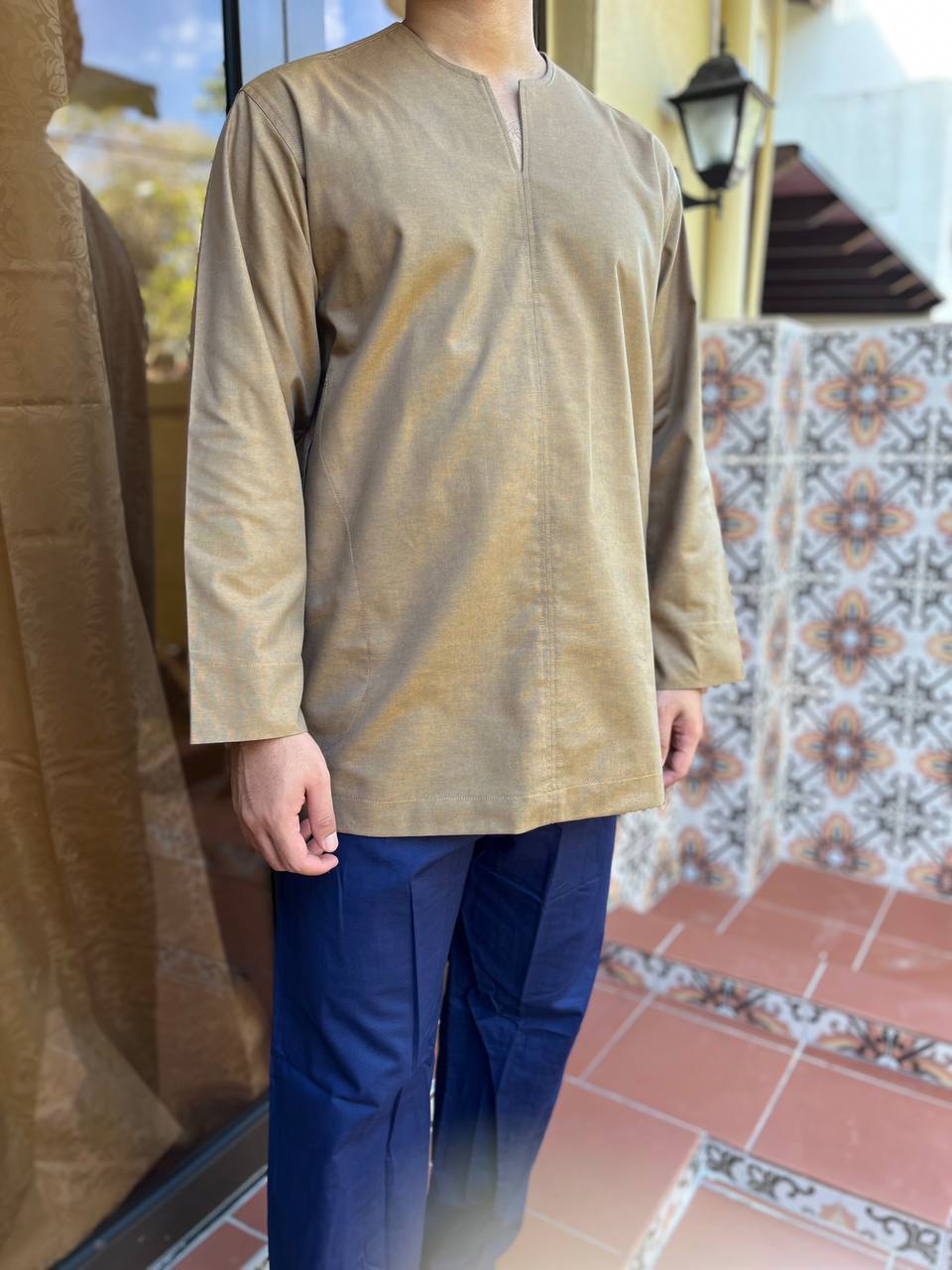 MunawwarahMen Baju Melayu Cotton Top