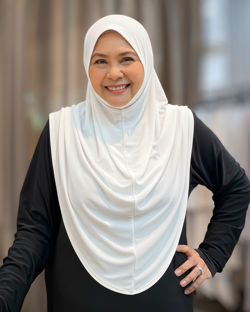 Tudung Tulip 3.0 Moss Crepe