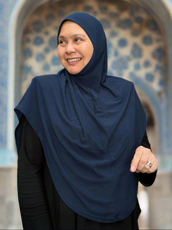 Tudung Aisha Moss Crepe 3.0