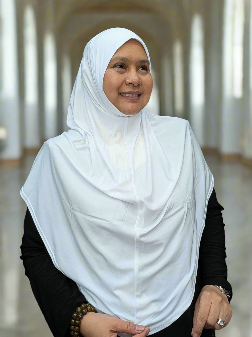 Tudung Aisha Moss Crepe 3.0