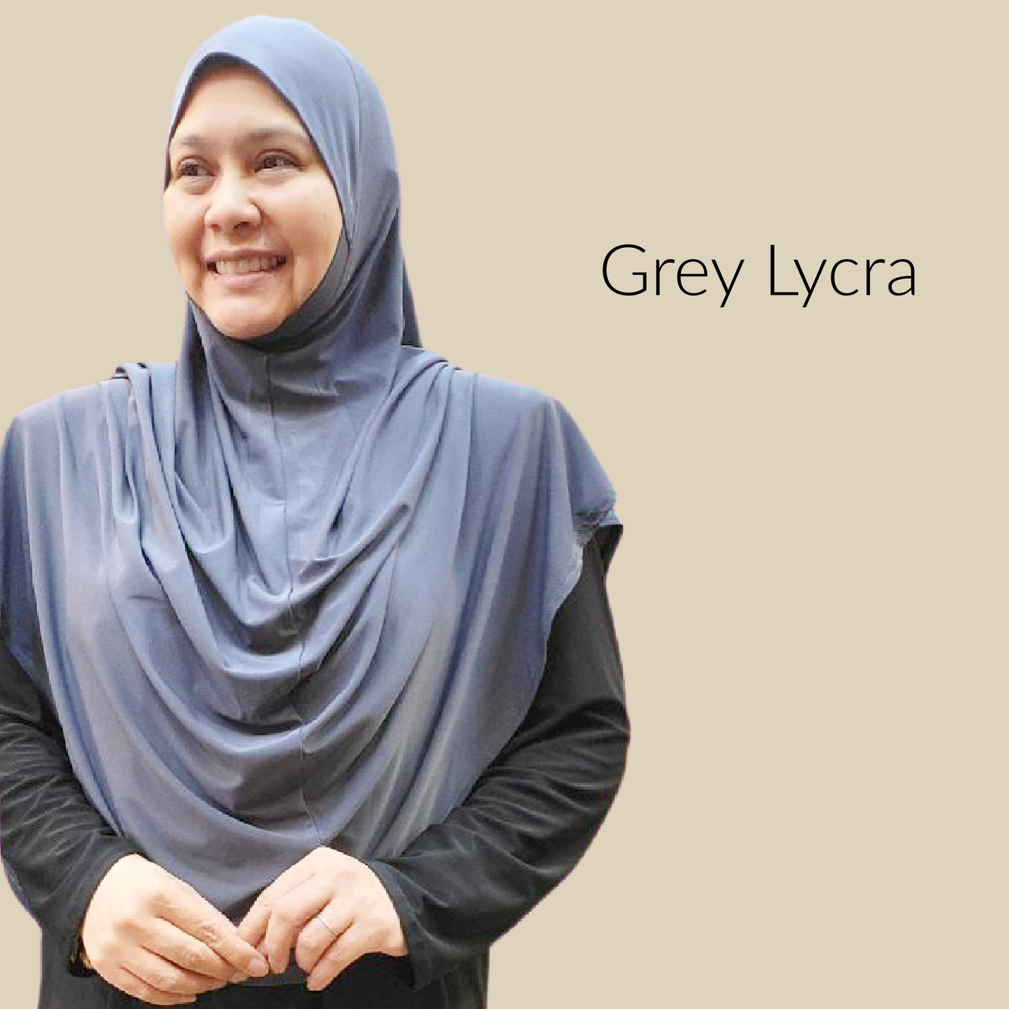 Tudung Haji Plain Lycra