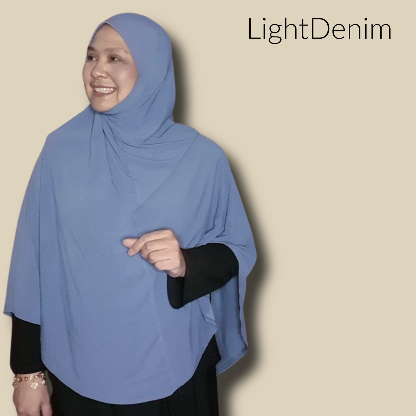 Tudung Haji Plain Lycra