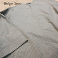 Knee Length MunawwarahMen® Stripe Shirt ~ Cotton