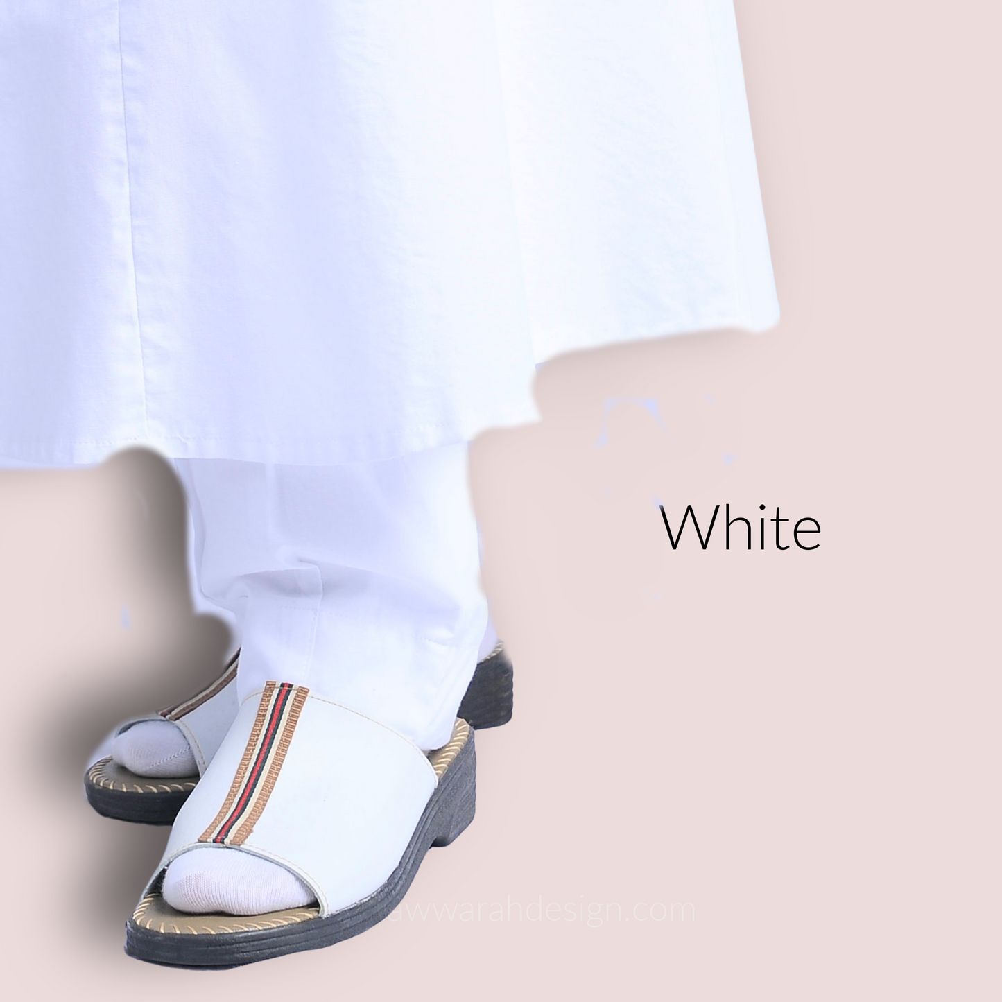 Ihram Pantsuit B ~ White