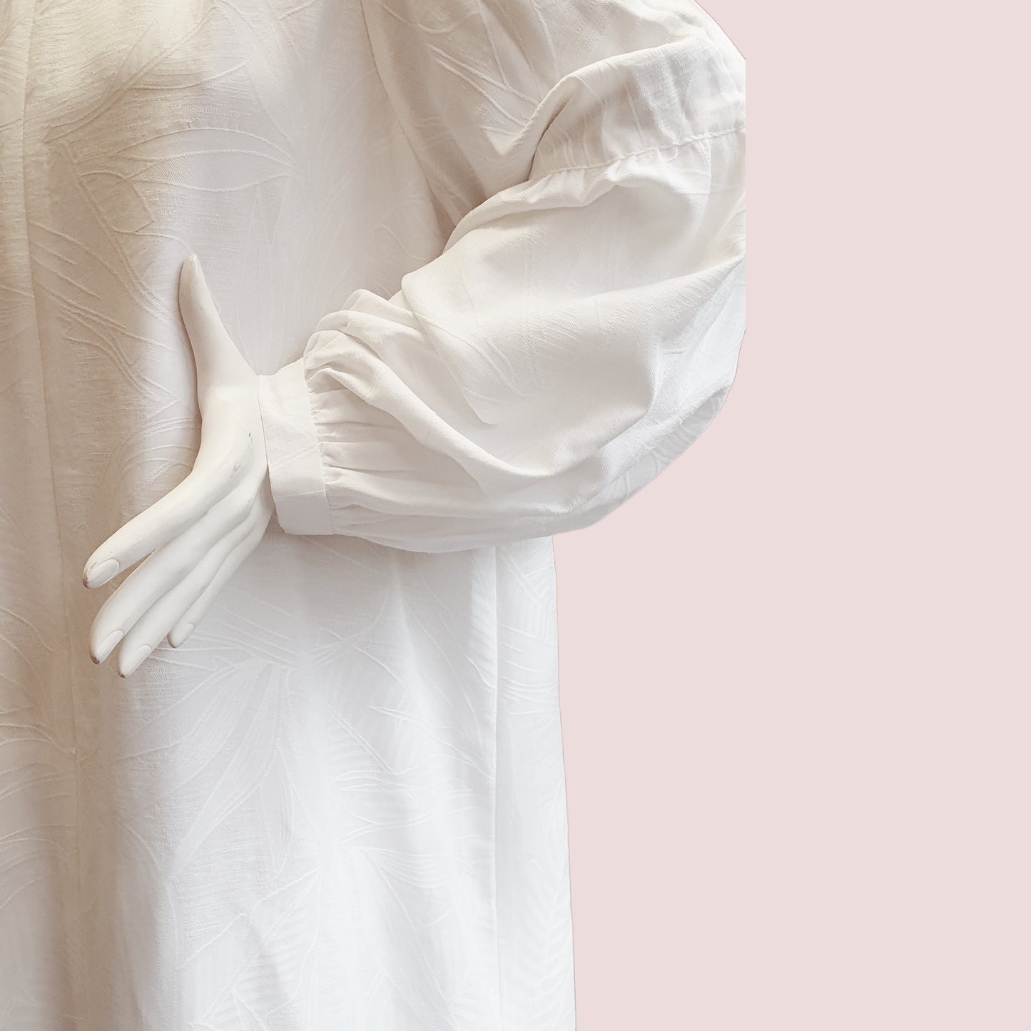 Jubah Puff Sleeves Cotton