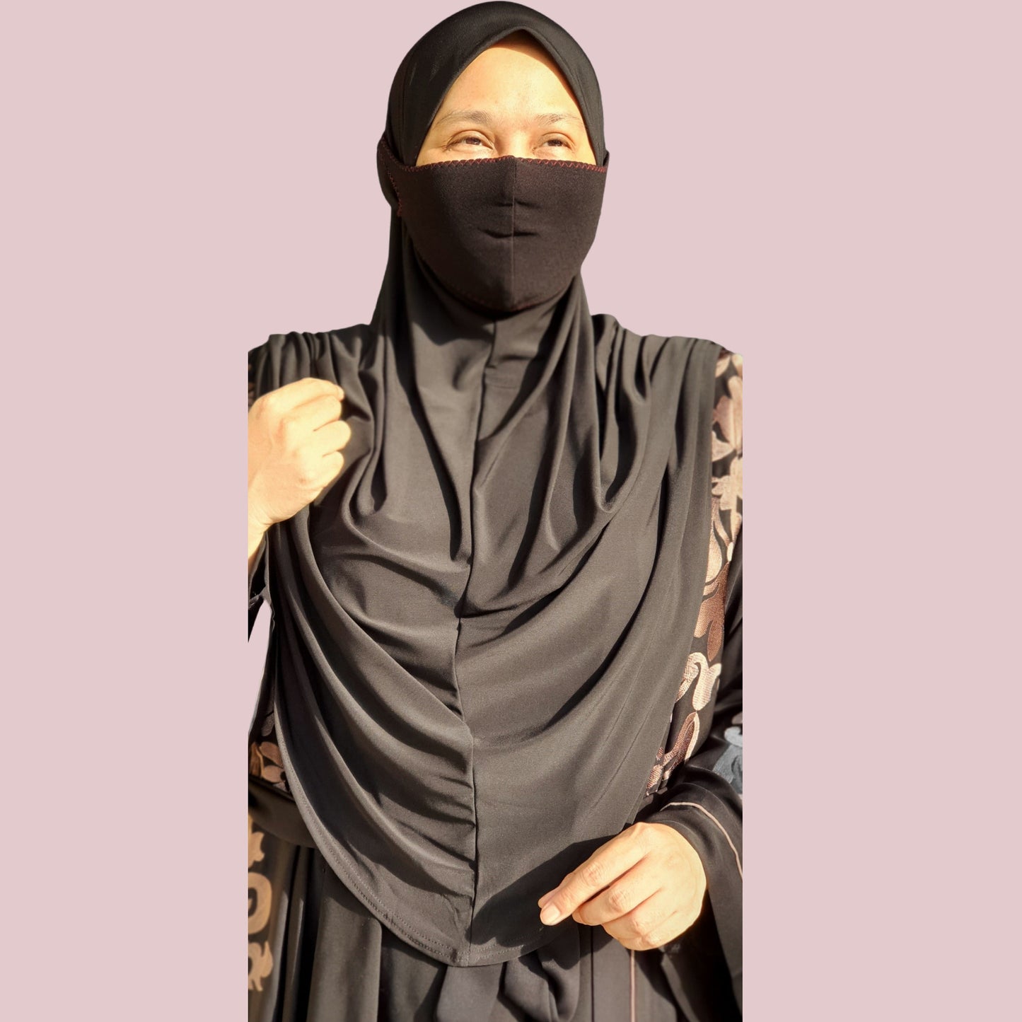 Tudung Haji Plain Lycra