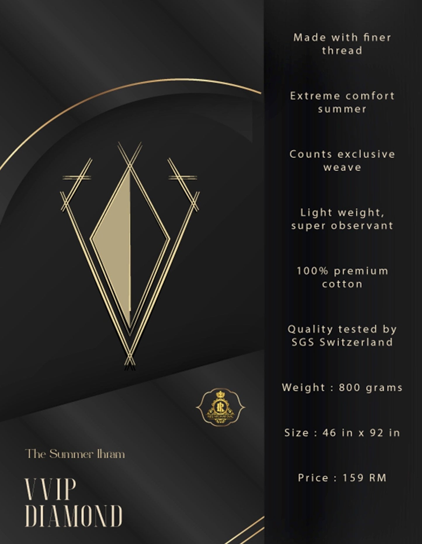Premium Ihram - Diamond by Rizq International
