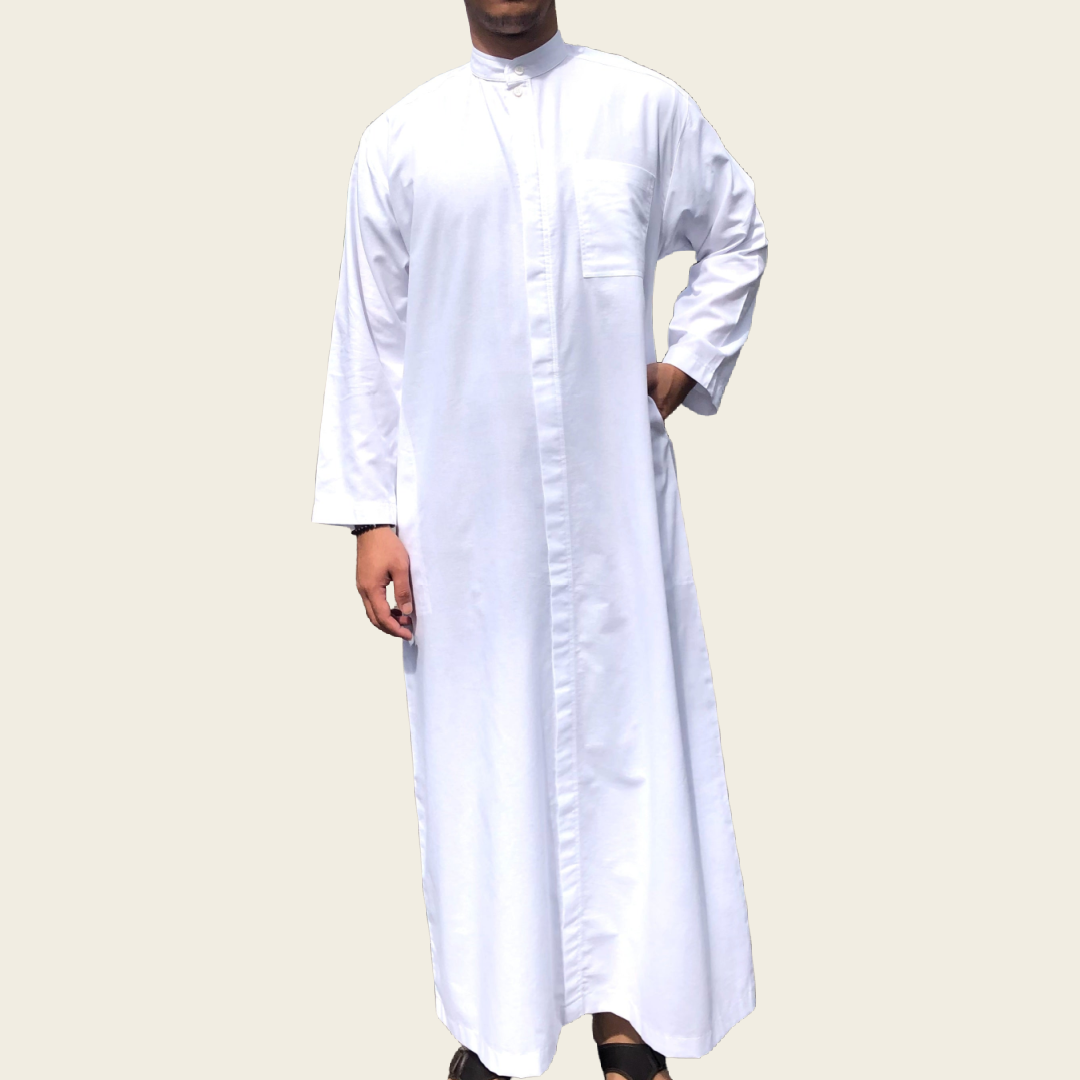 Men Jubah Cotton Collar